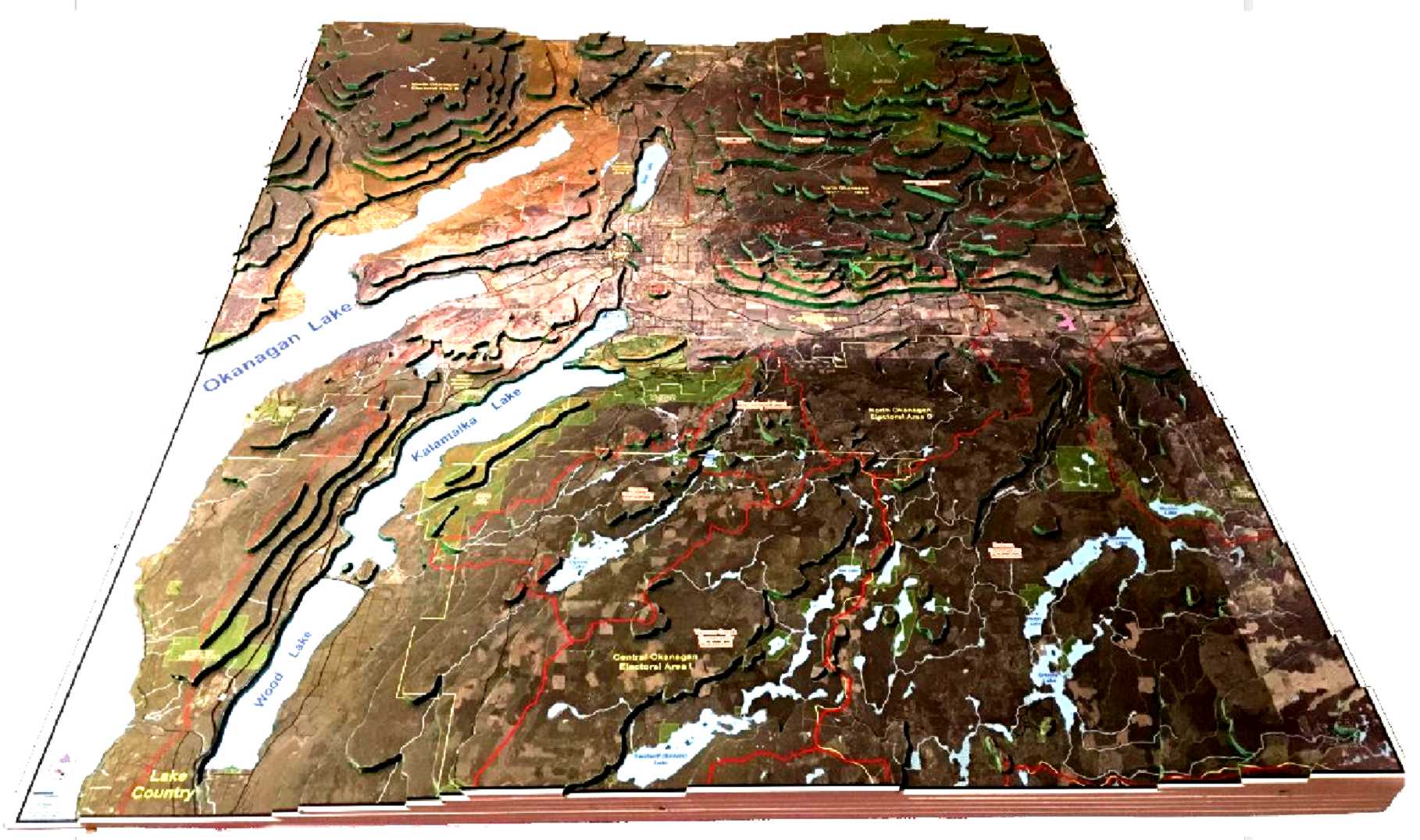 3D Model of the Greater Vernon Watershed area